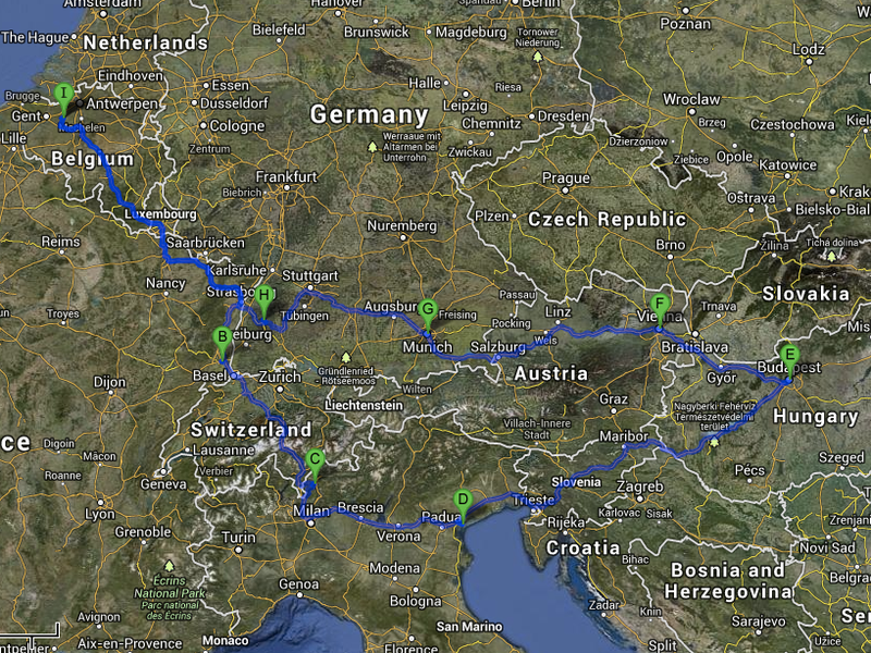 Illustration for article titled Eurotrip. Destination? Hungarian GP!